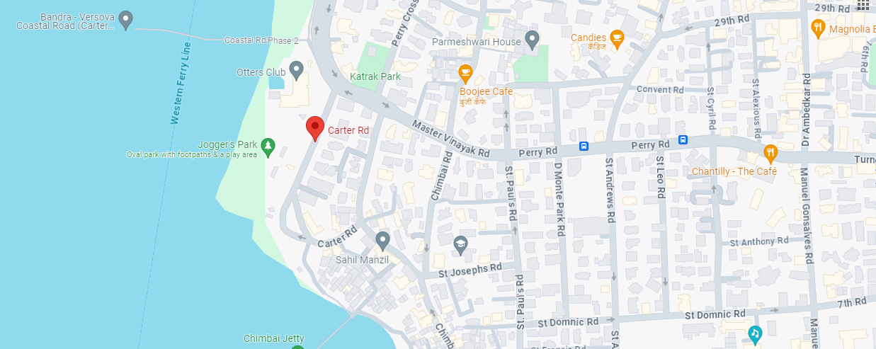 Paradigm Carter Road Bandra Location Map